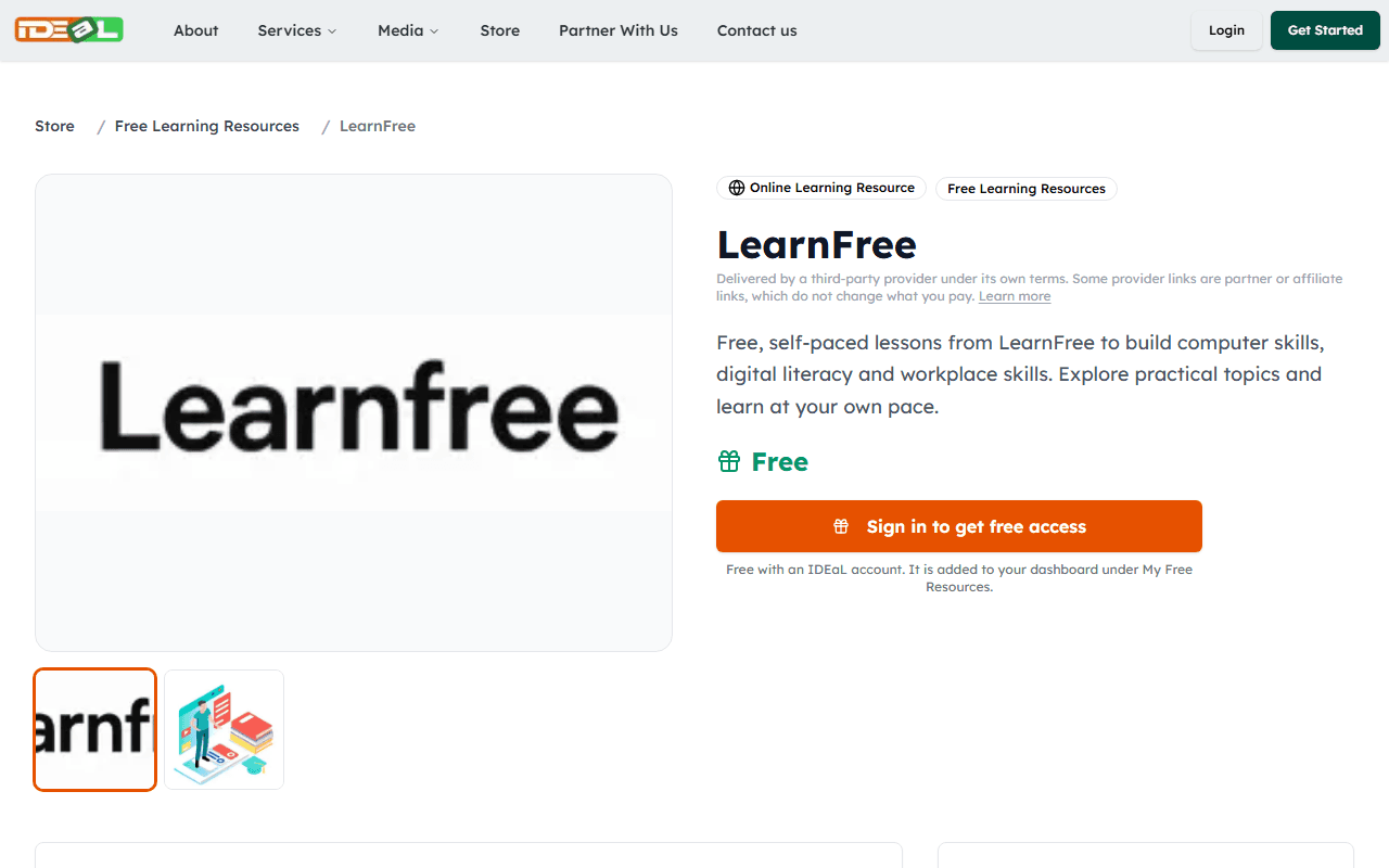 A free resource listing